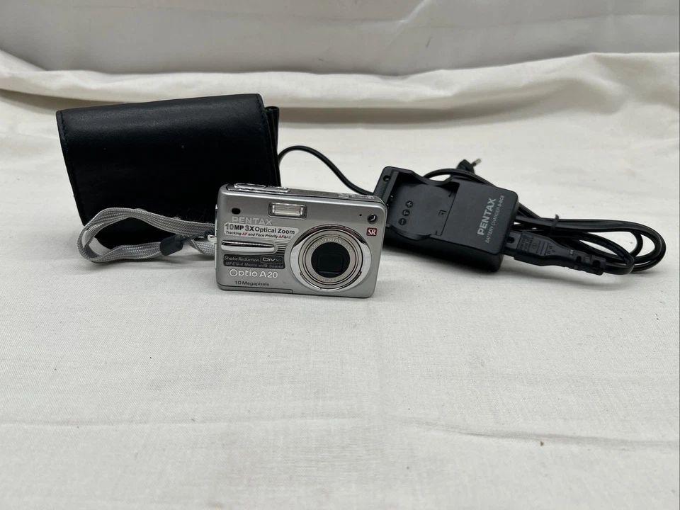 Pentax Optio A20 – Digitalkamera – Silber – 10 Megapixels - Bild 2 von 4