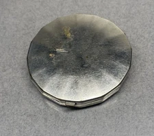 Vintage Yardley Metal Round Powder Compact