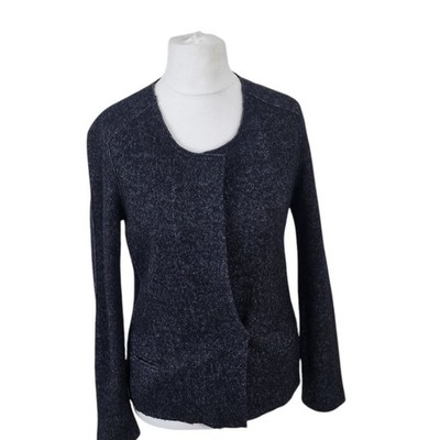  Isabel Marant Etoile Strickjacke Pullover Gr. 38 Schurwollmischung Haken Ösen Strick