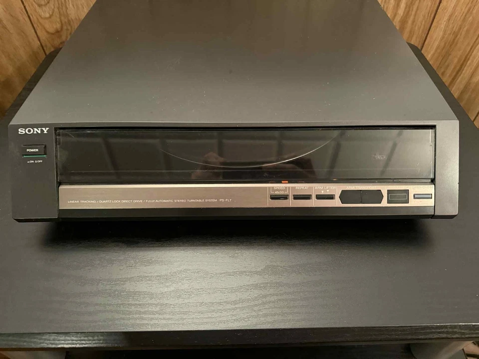 Sony PS-FL7 Linear Tracking Turntable Front-Loading Direct Drive - Tested Works - Image 2 of 3