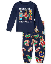 PJ Place brand pajama set Nice List Crushed It size 12