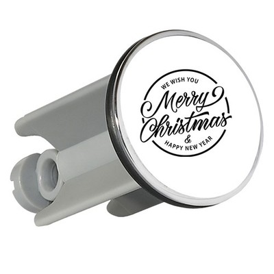 Waschbeckenstöpsel Merry Christmas Schriftzug Geschenkidee Merry Christmas Gesch