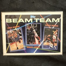 1992-93 Topps Kevin Johnson / Michael Jordan / Dennis Rodman Beam Team Gold #3