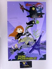 Nichole Sullivan Signed Kim Possible Shego 11x17 Poster w/ JSA WITNESS