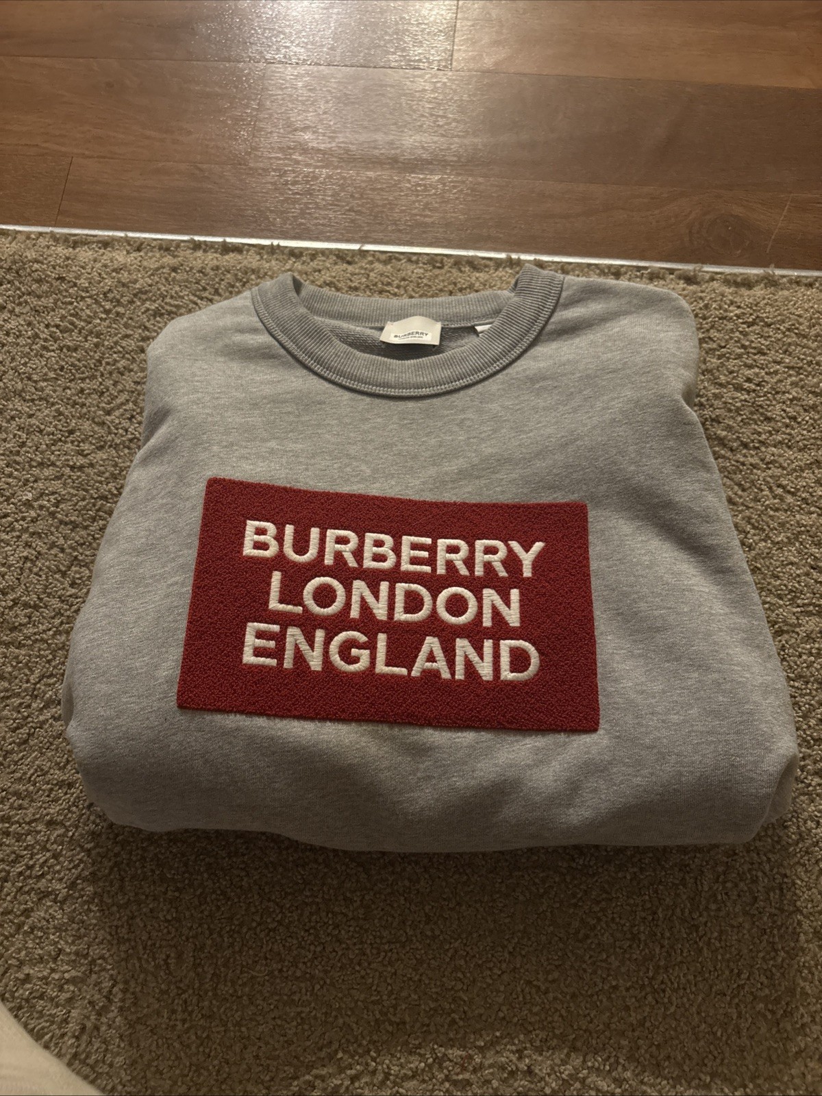 Burberry London Men’s Crewneck Sweatshirts Size Large