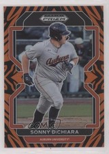 2022 Panini Prizm Draft Picks Tiger Stripes 12/99 Sonny DiChiara #PDP148 s1i