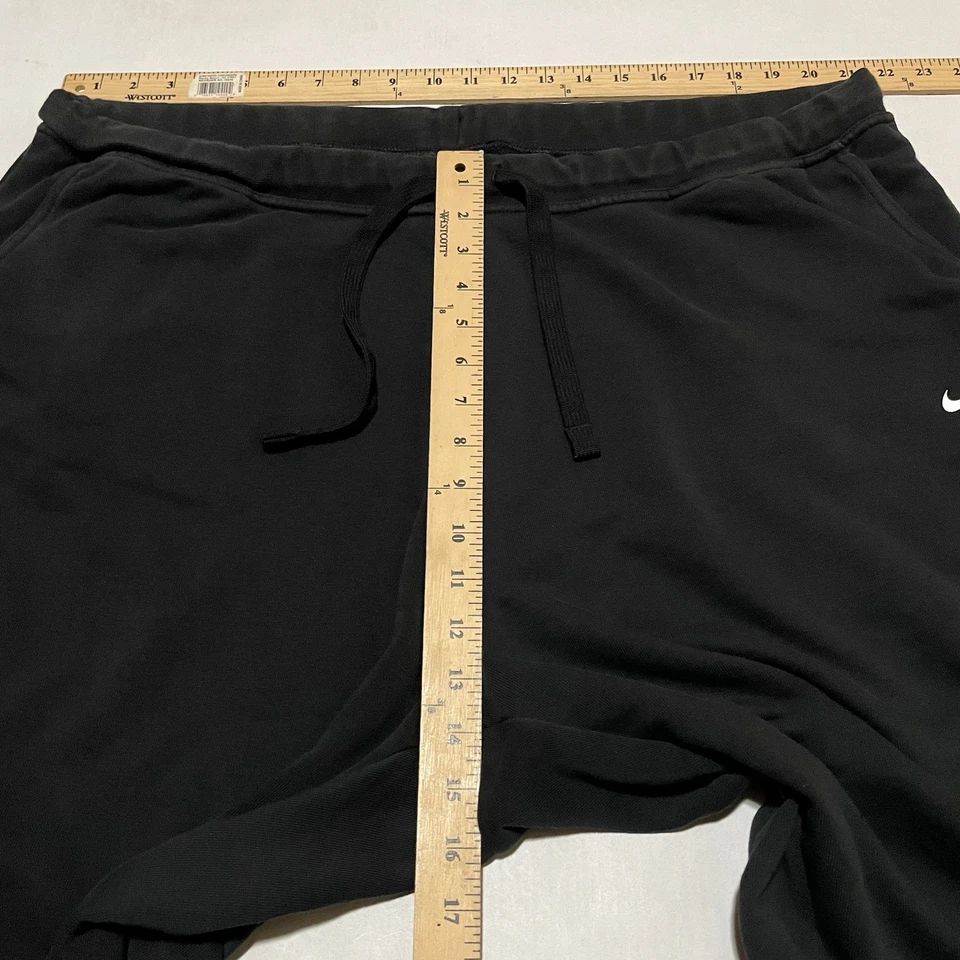 Pantalones deportivos Nike Joggers de vellón cónico para mujer 3X DB6080-010 negros Foto 4 de 4