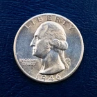 1946-D Washington Silver Quarter, Uncirculated Condition, Better Date F28
