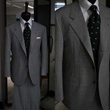 Elegant Men Suit Jacket Notch Lapel Business Classic Formal Regular Fit