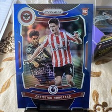 2021-22 Panini Prizm Premier League #142 Christian Norgaard Prizms Blue #/340