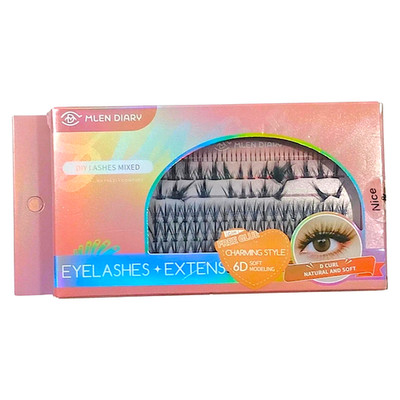 False Eye Lashes Natural Extension Black Soft Lashes New in Box 
