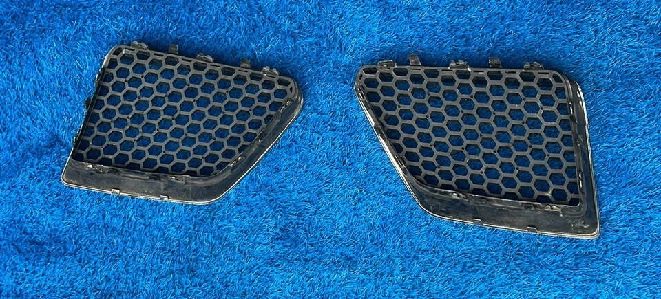 Pontiac G8 2008 2009 parrilla delantera superior riñón cromo malla negra conjunto OEM par Foto 3 de 3