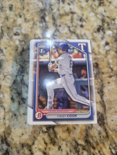 Casey Cook 30 Ct Baseball Card Rangers Lot