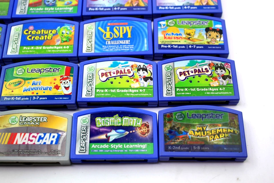 Lot of 30 Leapster LeapFrog Nascar Tangled Bratz Dora SpongeBob Cars & More - Image 4 of 4