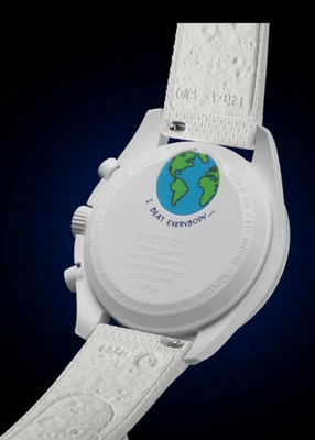 Omega x Swatch MISSION TO EARTHPHASE - MOONSHINE GOLD Swiss Snow