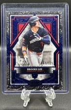 2025 Topps Tier One Brooks Lee Rookie Blue Foil /125 Twins COLOR MATCH