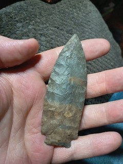 Authentic Kentucky Benton Point Indian Arrowhead Artifact