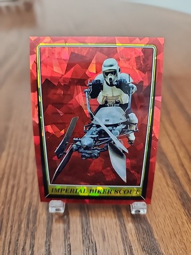 IMPERIAL BIKER SCOUT 2023 Topps RED Sapphire Return Of The Jedi #96 - Bild 1 von 2