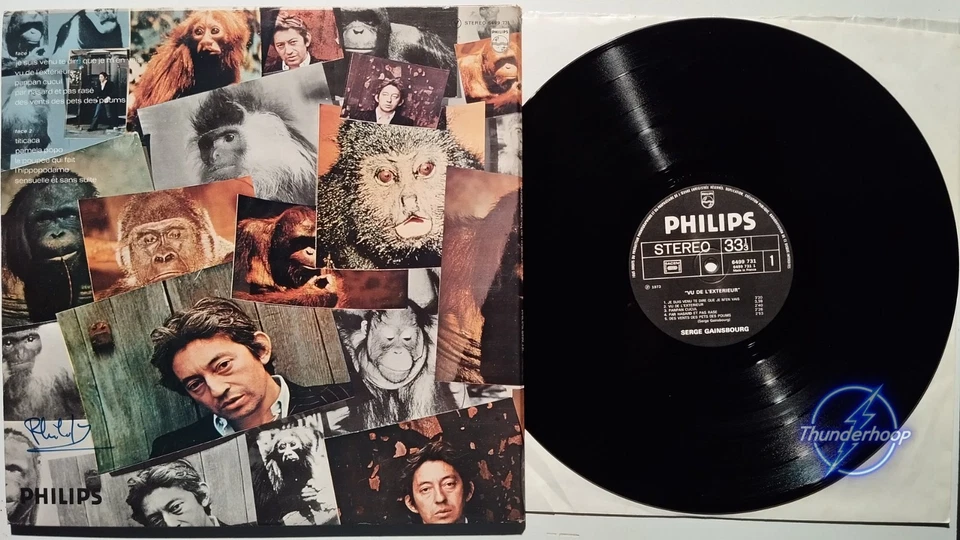 Serge Gainsbourg – Vu de l'extérieur 33 tours 1974 - Photo 2/2