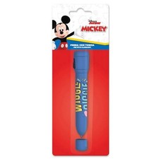 PENNA CON TORCIA GRAFICA TOPOLINO ACCESSORI PER SCUOLA REGALO FESTE BAMBINI 9531