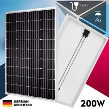 200 Watt 12 Volt Monocrystalline Solar Panel Solar Module Trailer Camper Marine