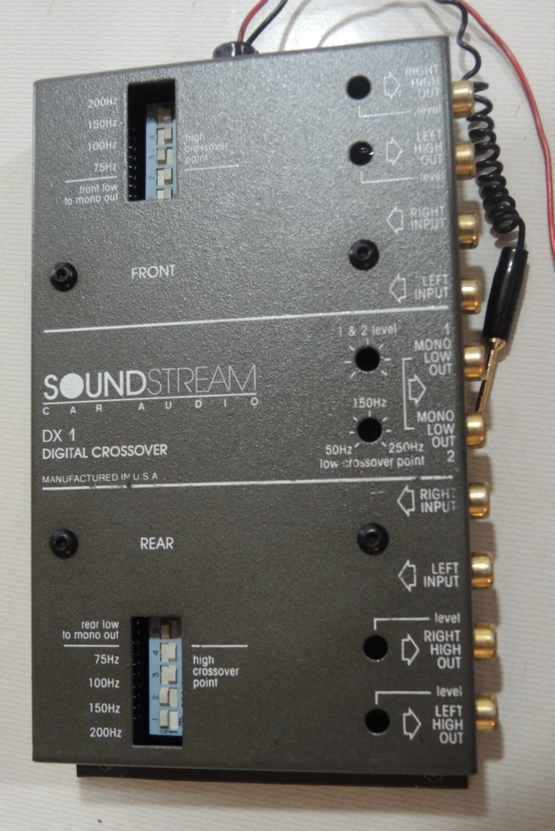 SOUND STREAM DX7 エレクトロニック クロスオーバー Las mejores ofertas en Crossovers Soundstream Car Audio | eBay