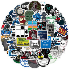 50PCS Hacker Stickers Pack - Cool Programming for Developers