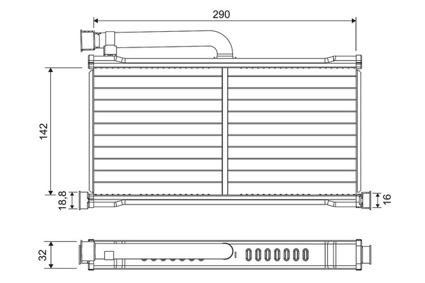 Valeo WäRmetauscher Innenraumheizung 811570 FüR C6 R8 4F2 422 Audi 4F5 A6 Avant-image