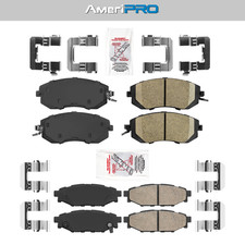 Ceramic Front + Rear Brake Pads Fits 11-18 BRZ CROSSTREK FORESTER IMPREZA LEGACY