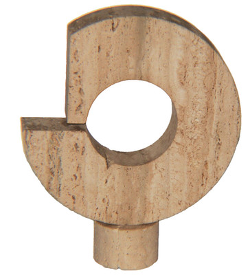 Raymor Fratelli Mannelli Style Italian MCM Large Travertine Kinetic Sculpture