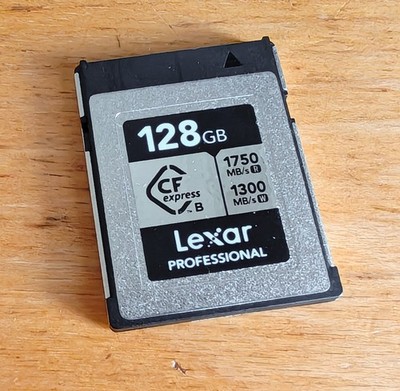 Lexar Professional SILVER Series 128GB CFexpress Karte, Typ B, neuwertig!