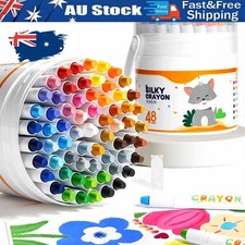 Silky Crayons for Toddlers 1-3 & Kids 2-4, Washable Twist Joy Crayons AU FAST~