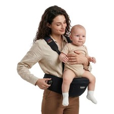 Ergonomic Y-Float Hip Seat Baby Carrier, Adjustable Waistband  Shoulder Strap