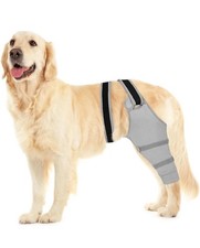 Dog Rear Leg Sleeve to Stop Licking: Soft Recovery Wrap Leg Wounds 2XL ACL TPLO