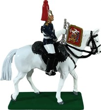 BRITAINS SOLDIERS 43201 - Blues and Royals Mounted Trumpeter - Diecast Figure
