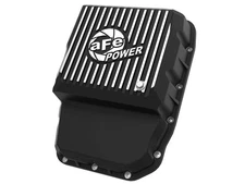 46-70062 aFe POWER Pro Series Transmission Pan Black w/ Machined Fins Dodge Dies