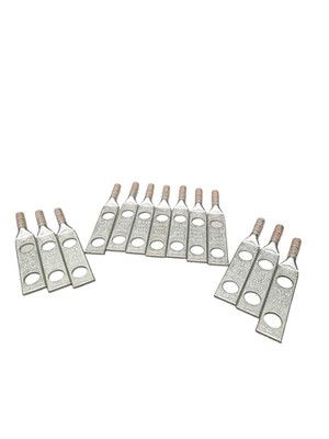 Burndy YA3C2N Compression Lug 3 AWG N50 Die 2 Hole Long Barrel Pack of 13