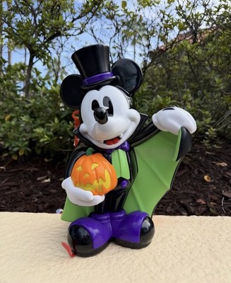 Disney Parks 2026 Halloween Vampire Mickey Mouse Pumpkin Popcorn Bucket New
