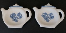 2 Pfaltzgraff Yorktown Tea Bag Holders