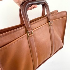 Vintage 90s USA Coach Embassy Briefcase Laptop Bag Quiet Luxury Academia