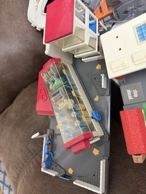 Vintage 1991 Galoob Micro Machines Hiways & Byways Partial Playsets With Extras