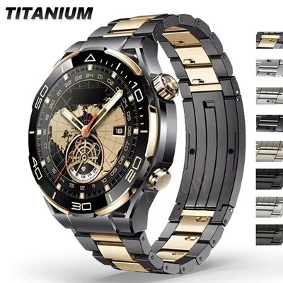 Titan Metall Armband Für Huawei Watch GT4/GT3/GT2/2e 46mm Watch 4 3 Pro Active