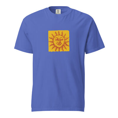 Orange Sunshine Acid T-Shirt Psychedelic Blotter Art Comfort Colors Garment Dyed