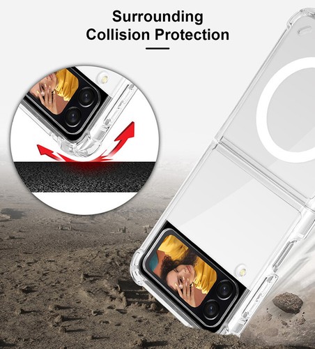 For Samsung Galaxy Z Flip Fold 7 FE 6 5 Magnetic MagSafe Case Shockproof Cover - Picture 5 of 14