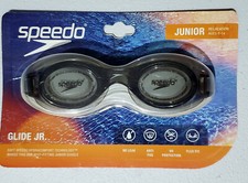 Speedo Junior 'Glide JR' Black Swim Goggles.