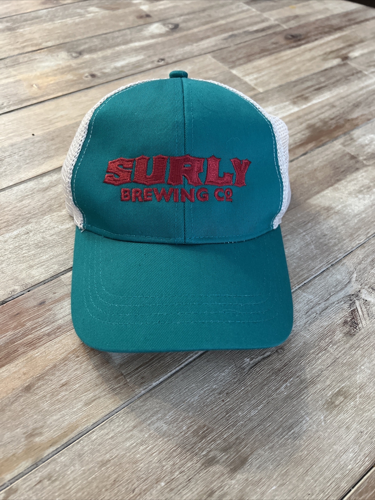 Surly Brewing Hat Snap Back Adjustable Green/Red … - image 1