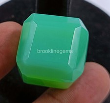 127 Ct Natural Green Opal Cube Welo Australian Certified Untreated Gemstone 4NUB