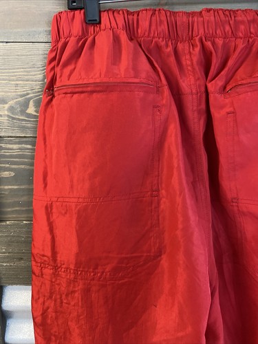 OTB One Tough Brand Performance Mens L 32 Red Sweat Gym Pants Retro - Picture 5 of 8