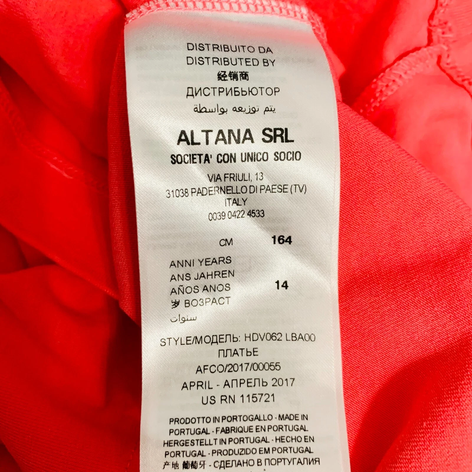 ABITO CAMICIA ROSA LOVE MOSCHINO VENDITA AL DETTAGLIO $385