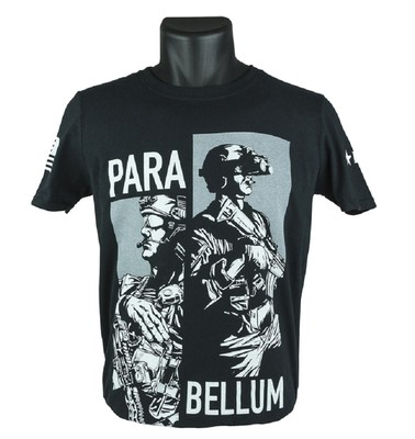 #ad BRAVO COMPANY T SHIRT SHORT SLEEVE PARA BELLUM COLOR BLACK $12.95